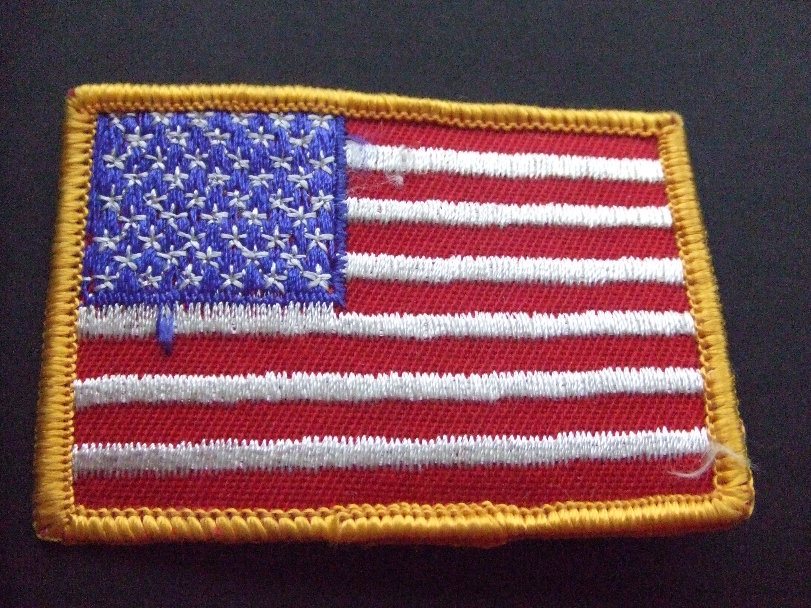 Amerikaanse vlag badge legerembleem